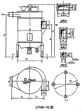 LFVB系列微震扁袋除塵器